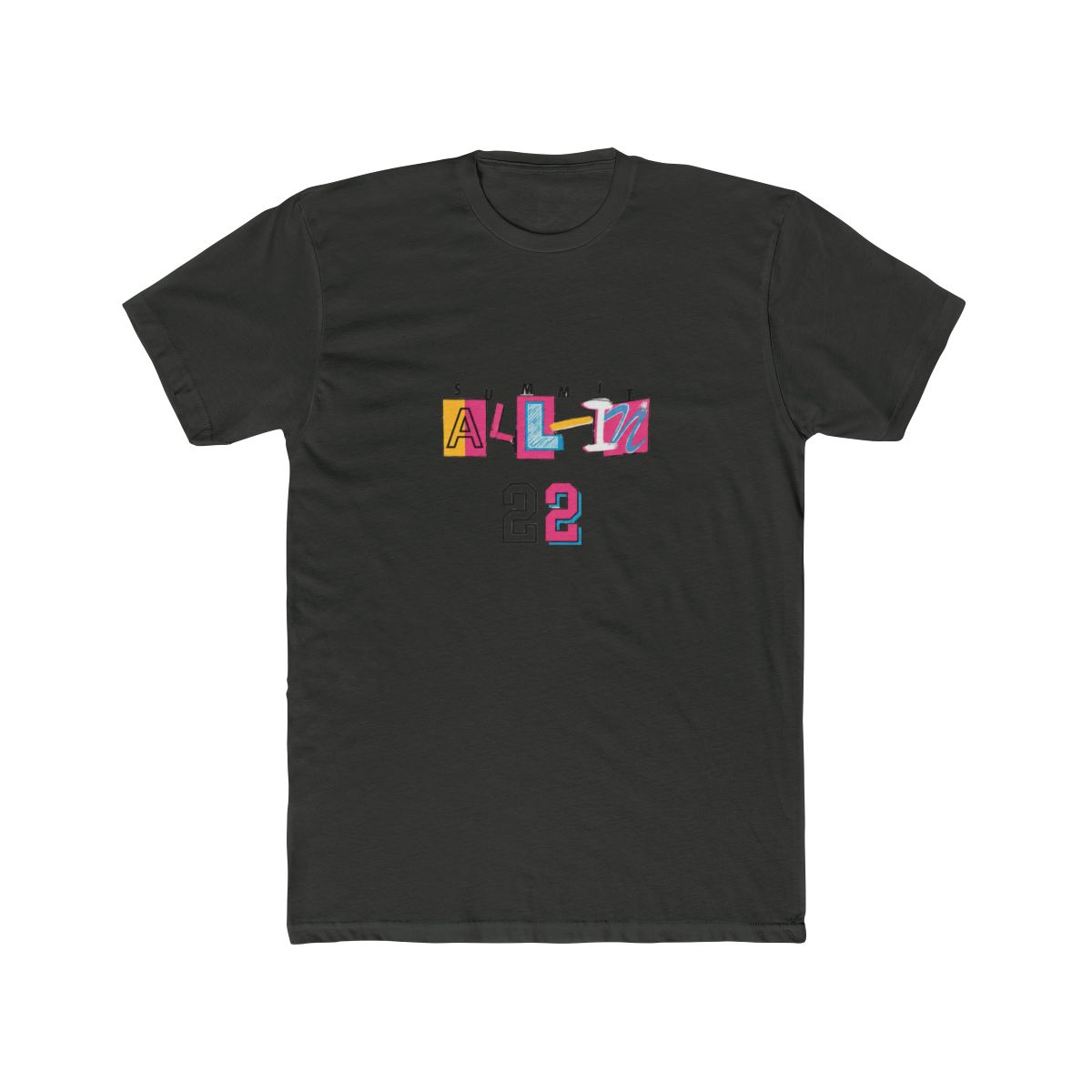 All-In Summit Bold Graphic T Shirt - Besties Adventure Gear - alternate angle 5, merchandise