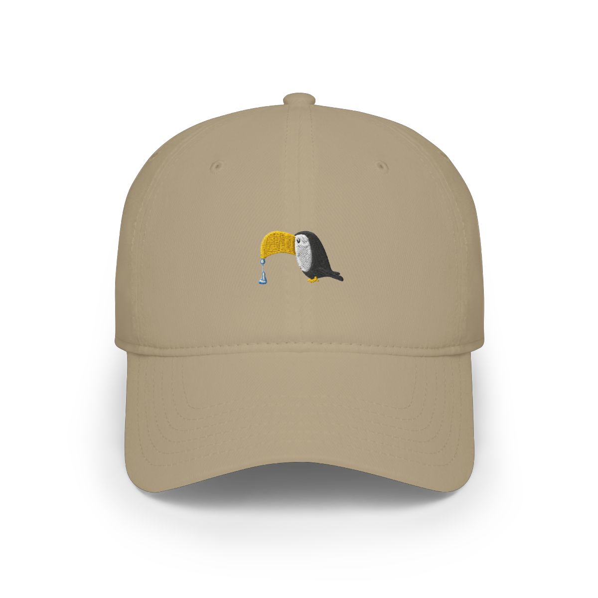 Beak Motif Beanie Hat | Cozy Bird Lover Winter Accessory - alternate angle 3, merchandise