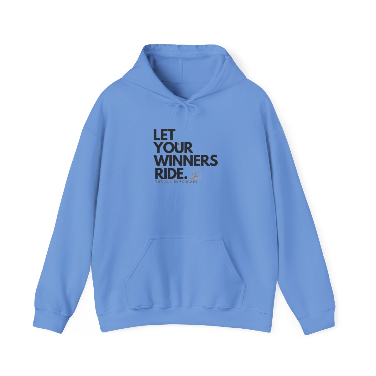 LET YOUR WINNERS RIDE HOODIE - alternate angle 3, merchandise
