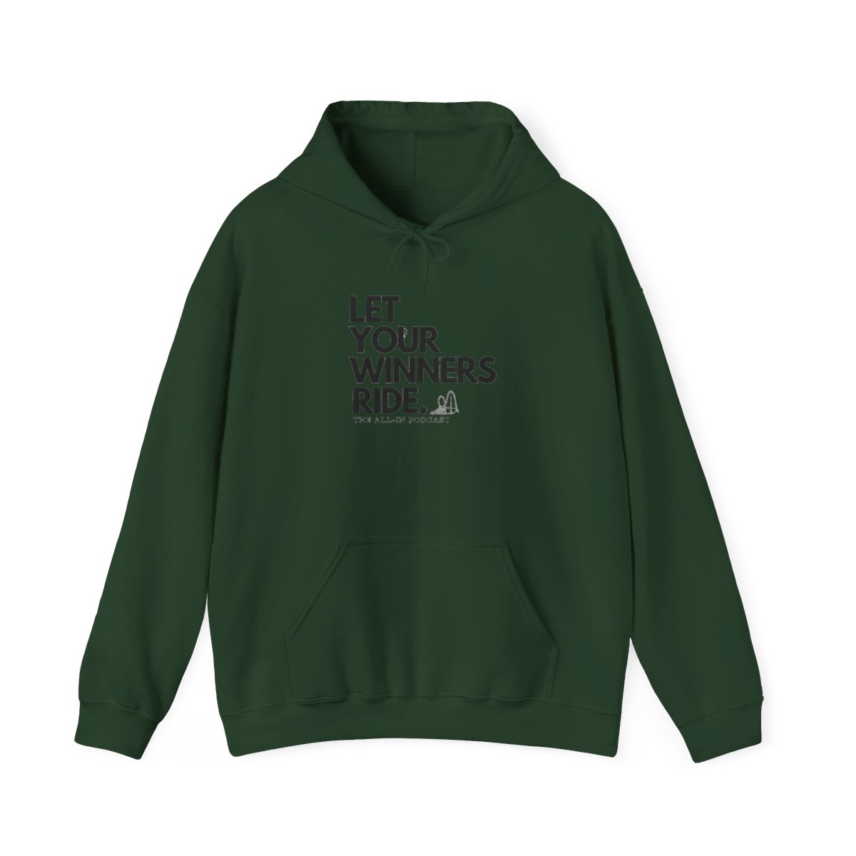 LET YOUR WINNERS RIDE HOODIE - alternate angle 5, merchandise