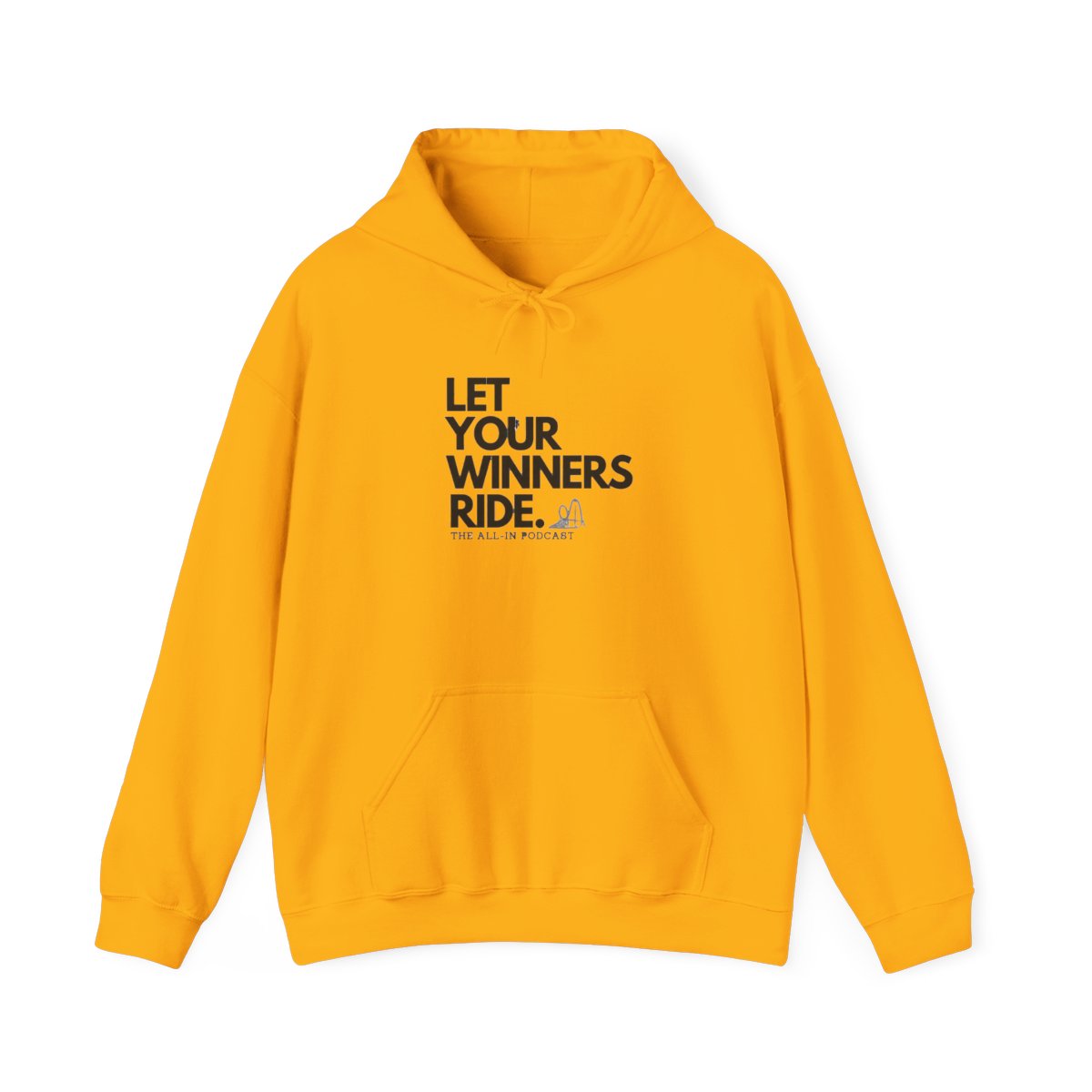 LET YOUR WINNERS RIDE HOODIE - alternate angle 2, merchandise