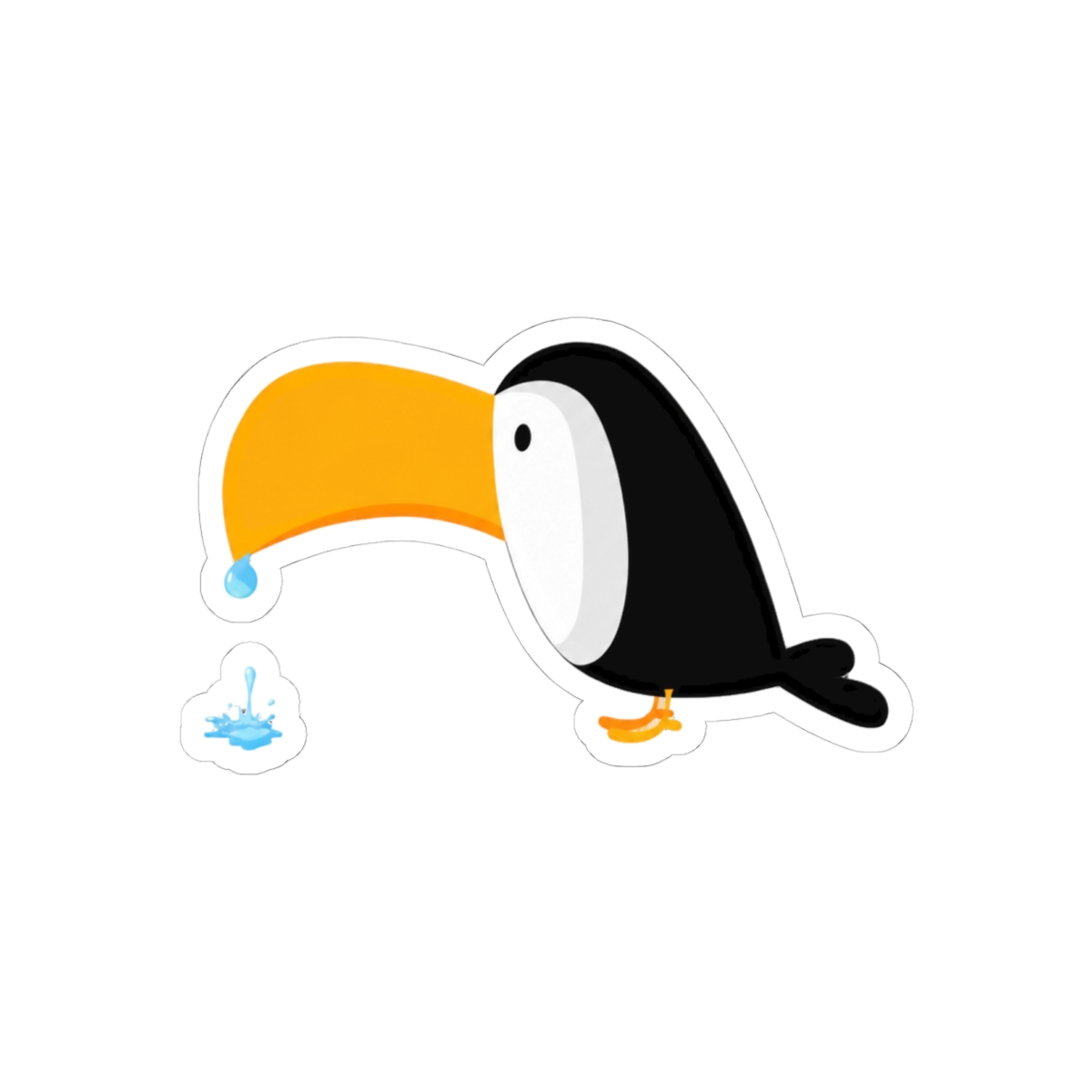 The Beak is Wet Sticker