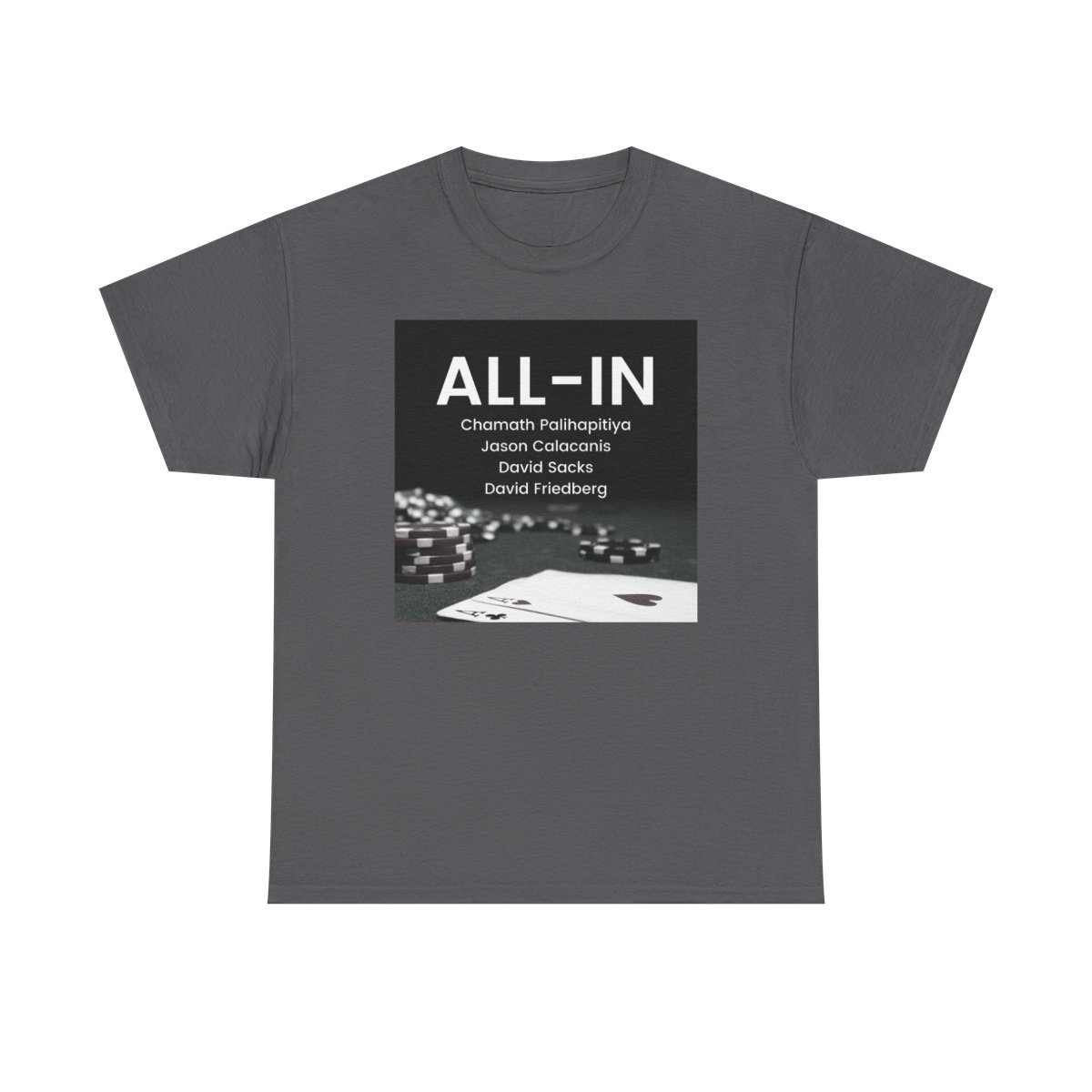All In Podcast Classic Tee - alternate angle 5, merchandise