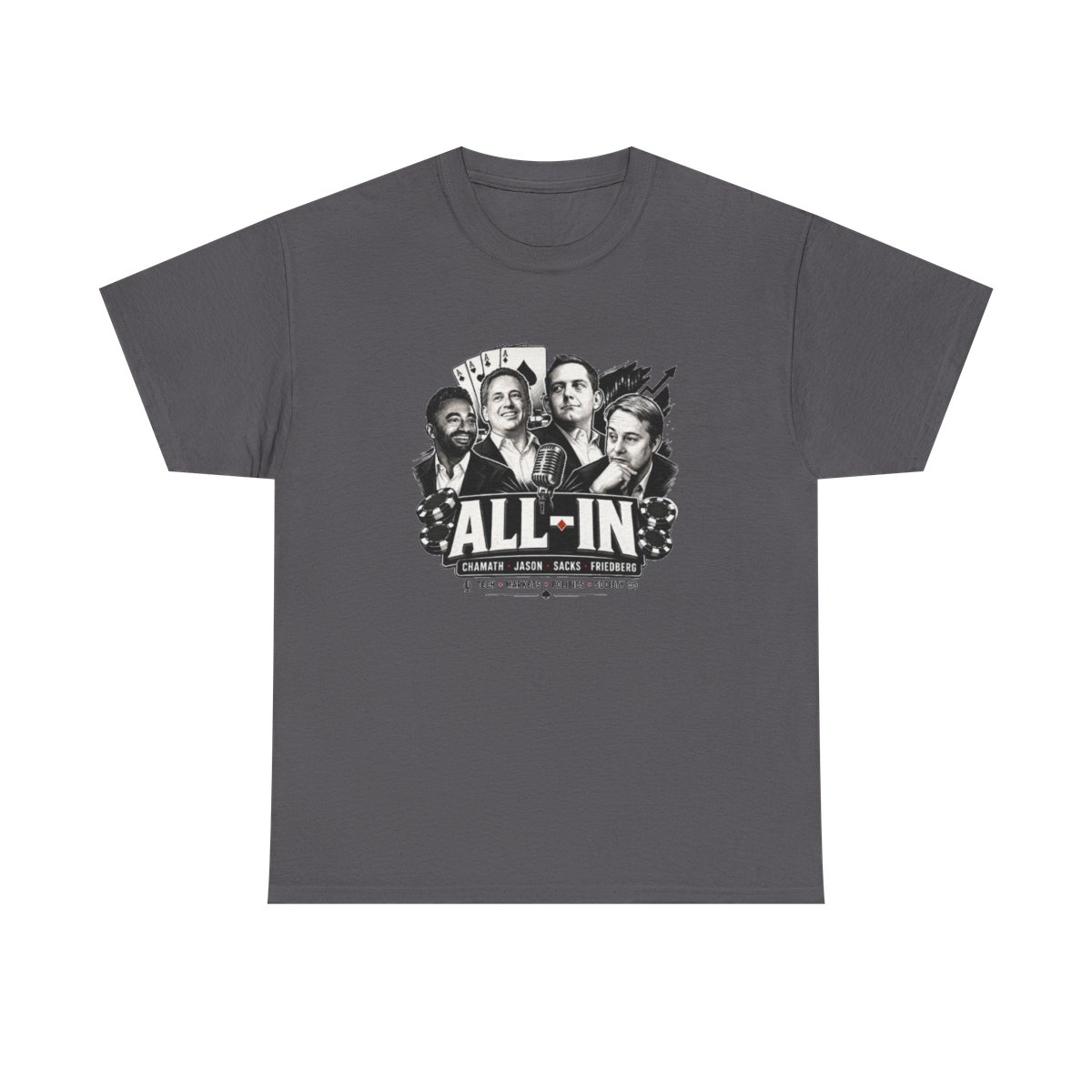 All In Podcast Graphic Tee - alternate angle 4, merchandise