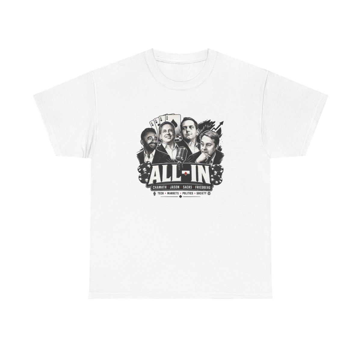 All In Podcast Graphic Tee