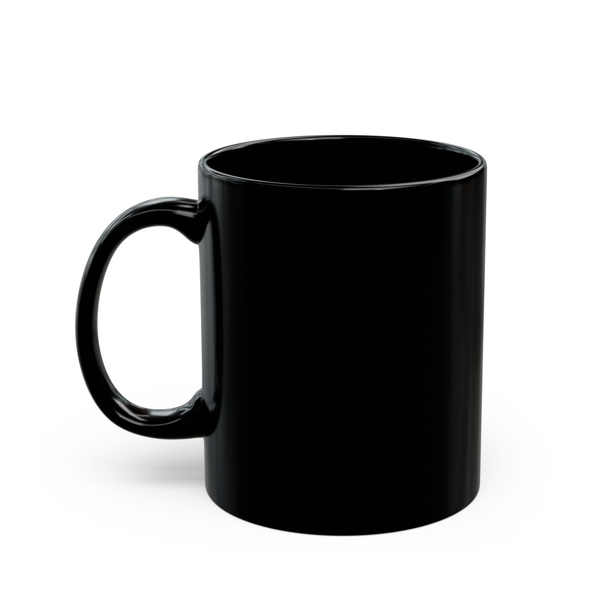 All In Podcast Poker Chips and Cards Mug | Black Ceramic Mug - alternate angle 2, merchandise