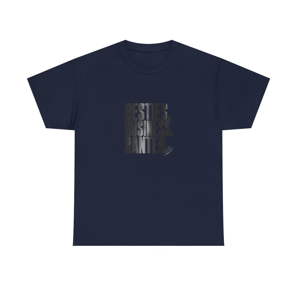 All In Podcast "Besties, Business, Banter" Unisex Tee - alternate angle 5, merchandise