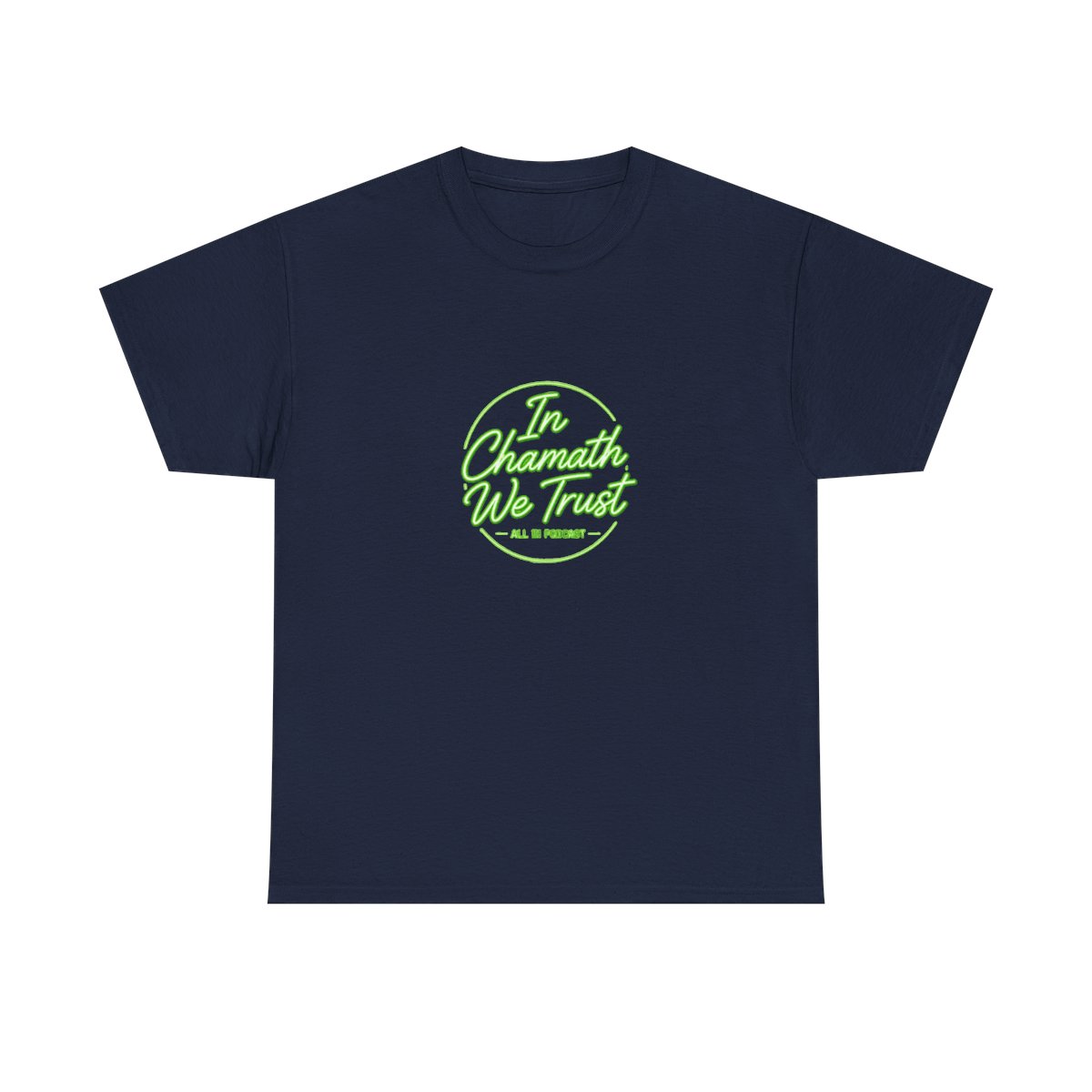 All In Podcast "In Chamath We Trust" Unisex Tee - alternate angle 5, merchandise
