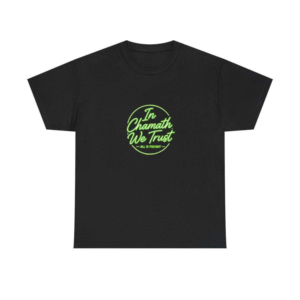 All In Podcast "In Chamath We Trust" Unisex Tee - alternate angle 2, merchandise