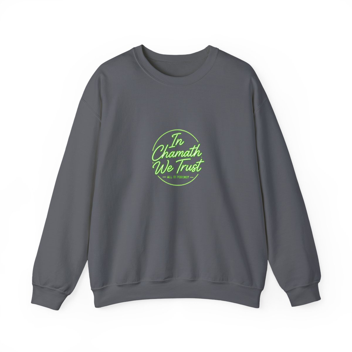 All In Podcast "In Chamath We Trust" Crewneck - alternate angle 5, merchandise