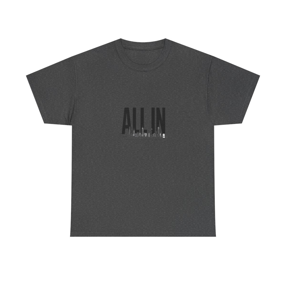 All In Podcast "ALL IN" Unisex Tee - alternate angle 4, merchandise