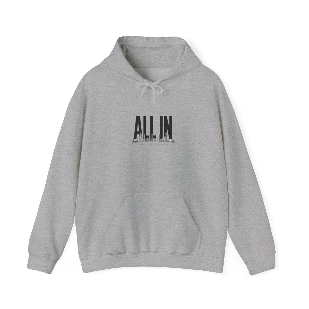 All In Podcast "ALL IN" Hoodie - alternate angle 3, merchandise