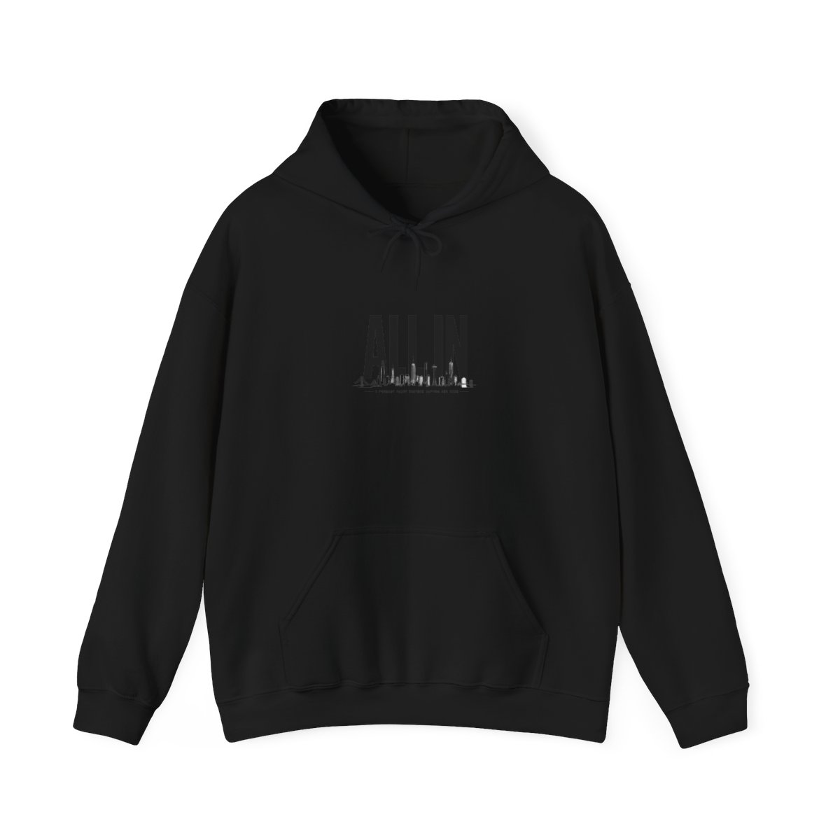 All In Podcast "ALL IN" Hoodie - alternate angle 2, merchandise