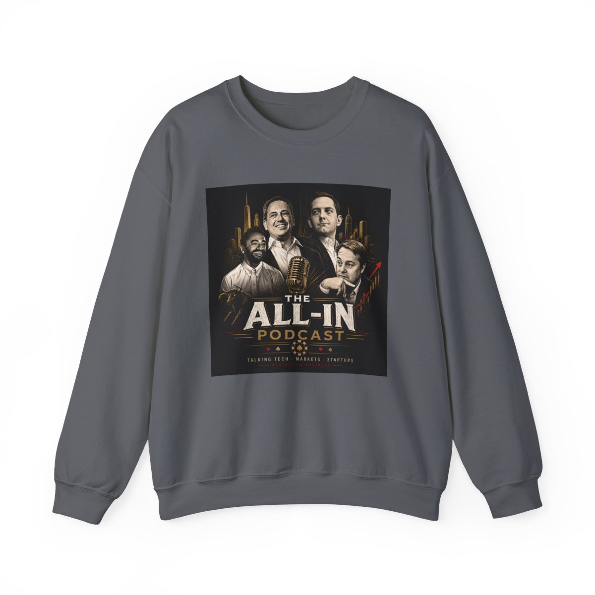 All In Podcast "All In Strategic League" Crewneck All In Podcast - alternate angle 5, merchandise