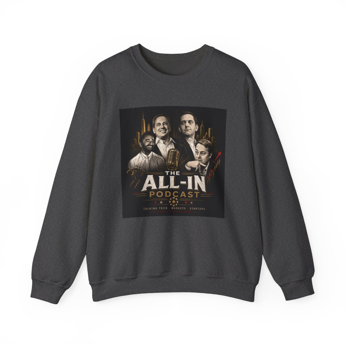 All In Podcast "All In Strategic League" Crewneck All In Podcast - alternate angle 4, merchandise