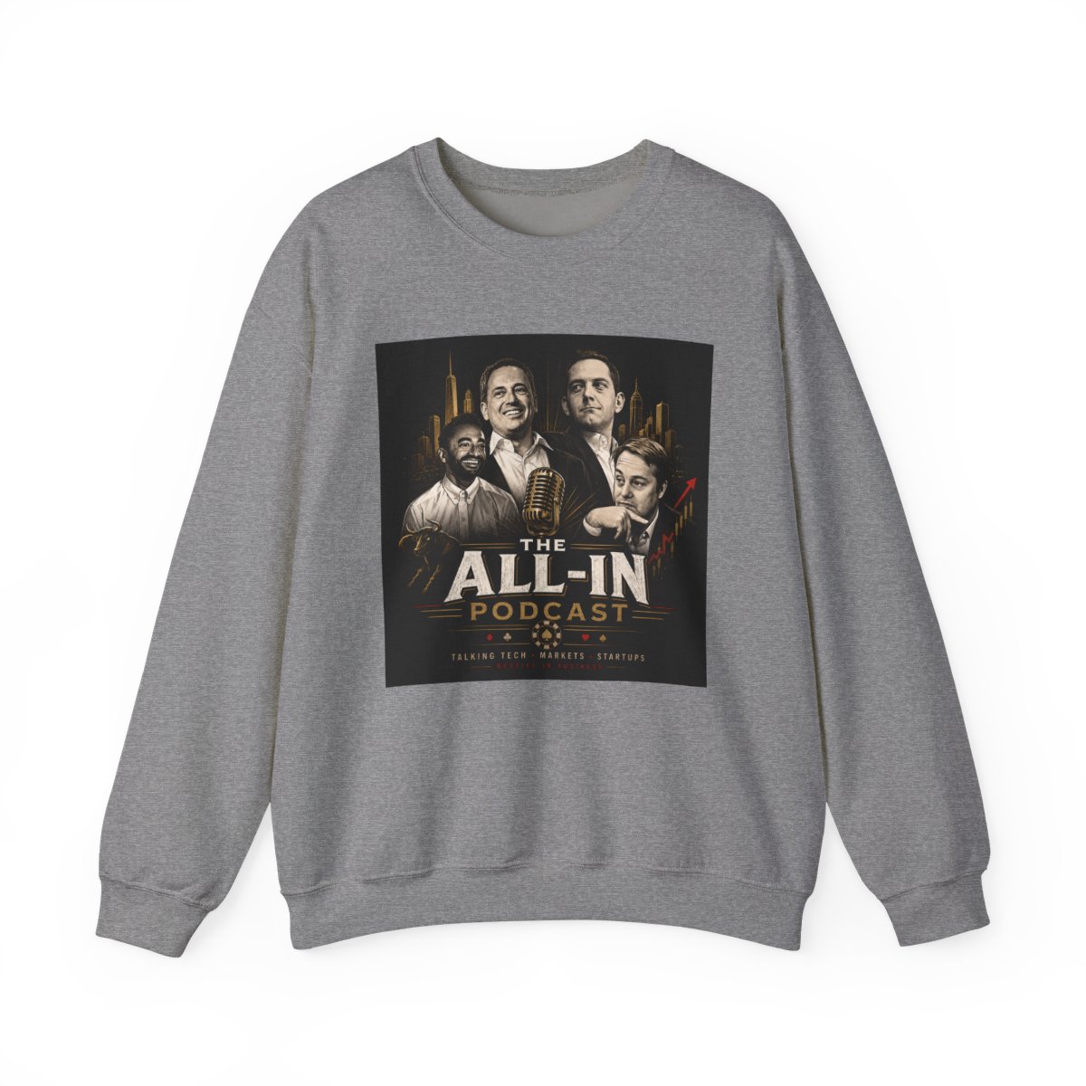 All In Podcast "All In Strategic League" Crewneck All In Podcast - alternate angle 3, merchandise