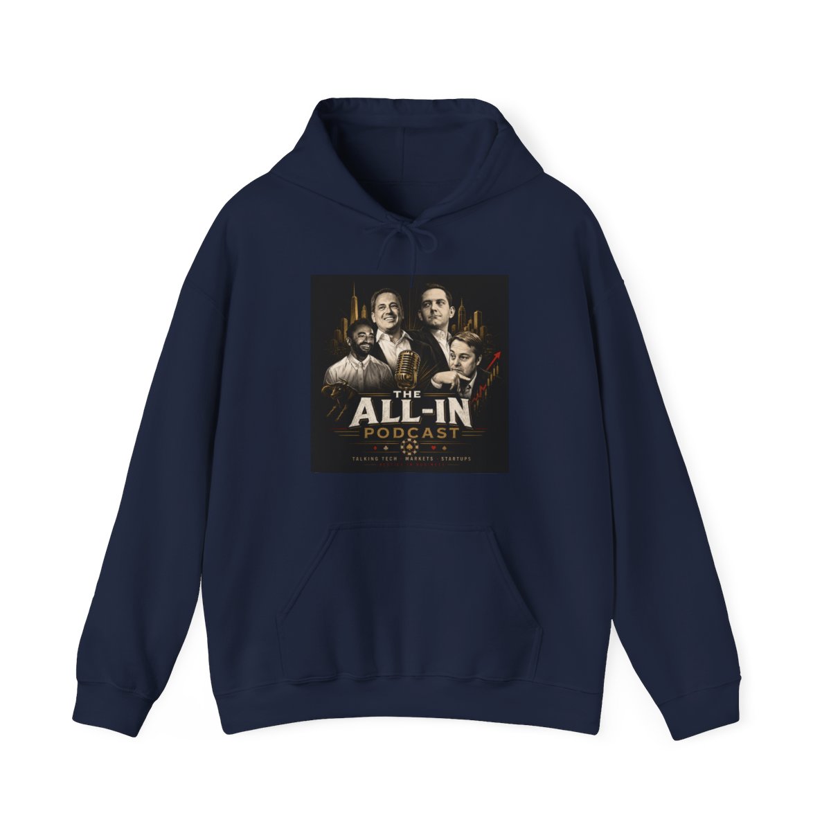 All In Podcast "All In Crew" Hoodie - alternate angle 5, merchandise
