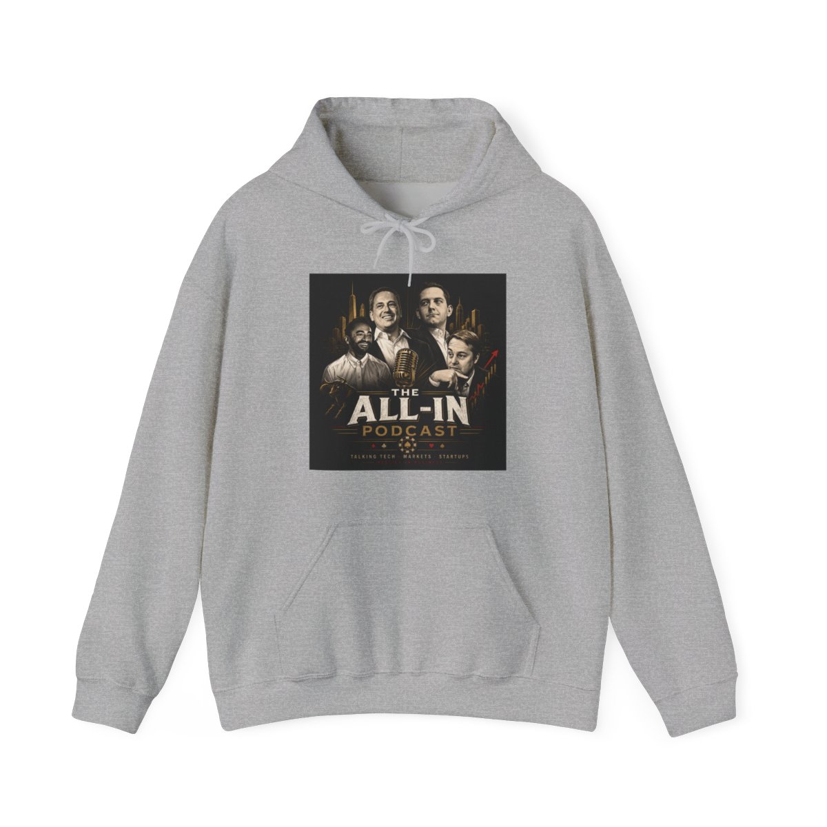 All In Podcast "All In Crew" Hoodie - alternate angle 3, merchandise