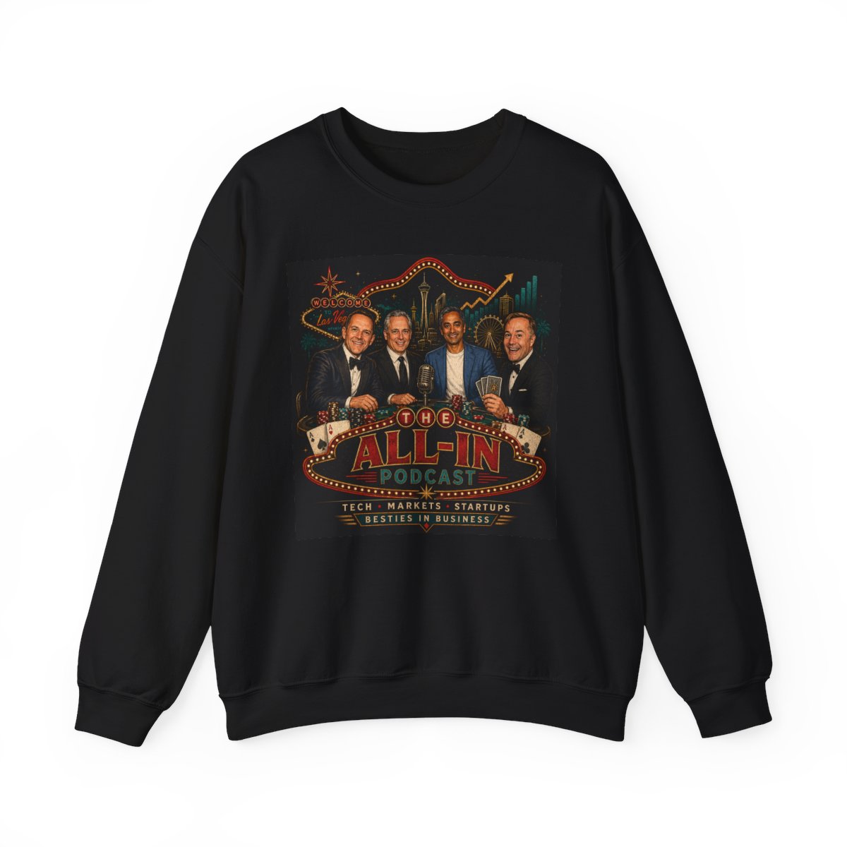 All In Podcast "All In Crew" Crewneck