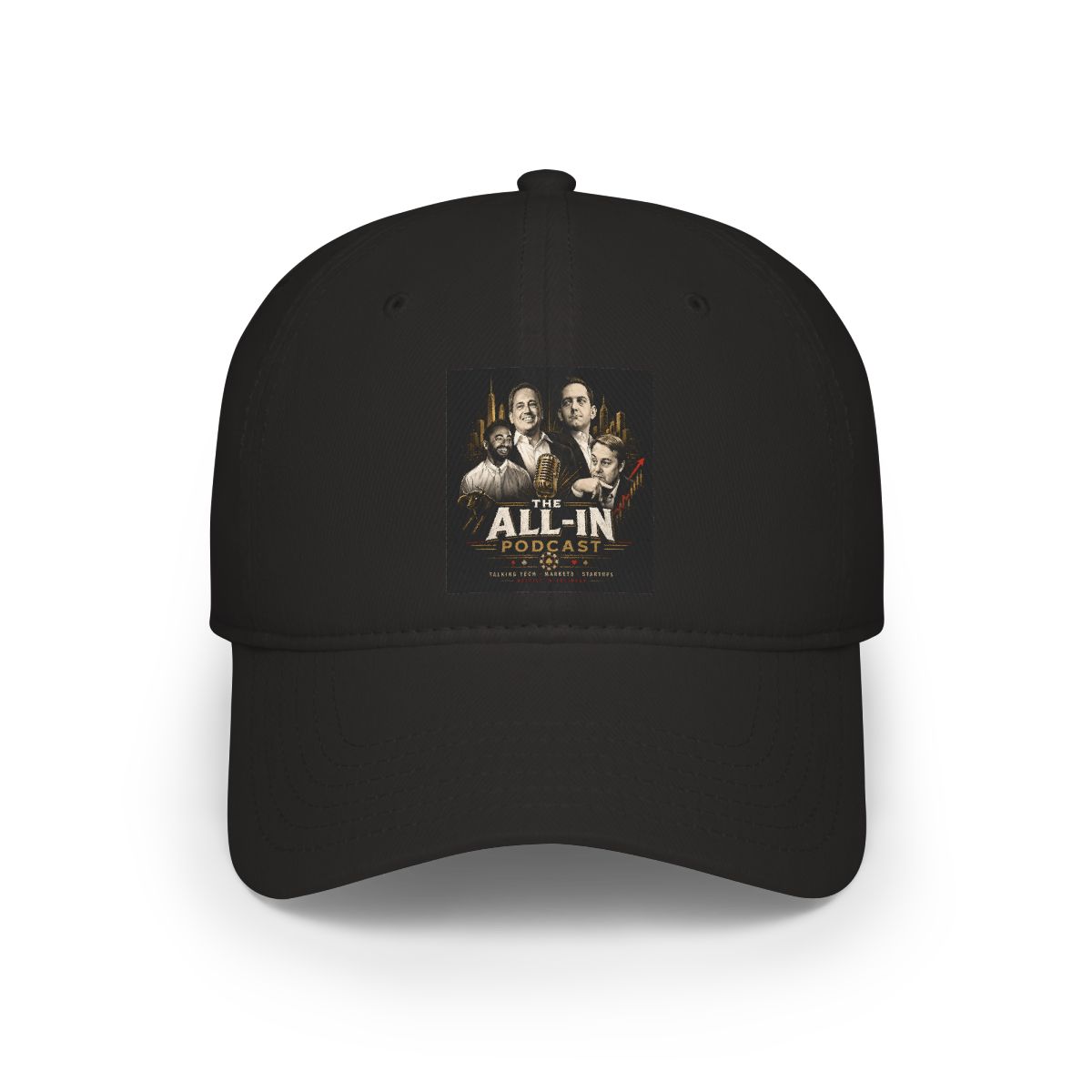 All In Podcast "All In Crew" Hat - alternate angle 2, merchandise