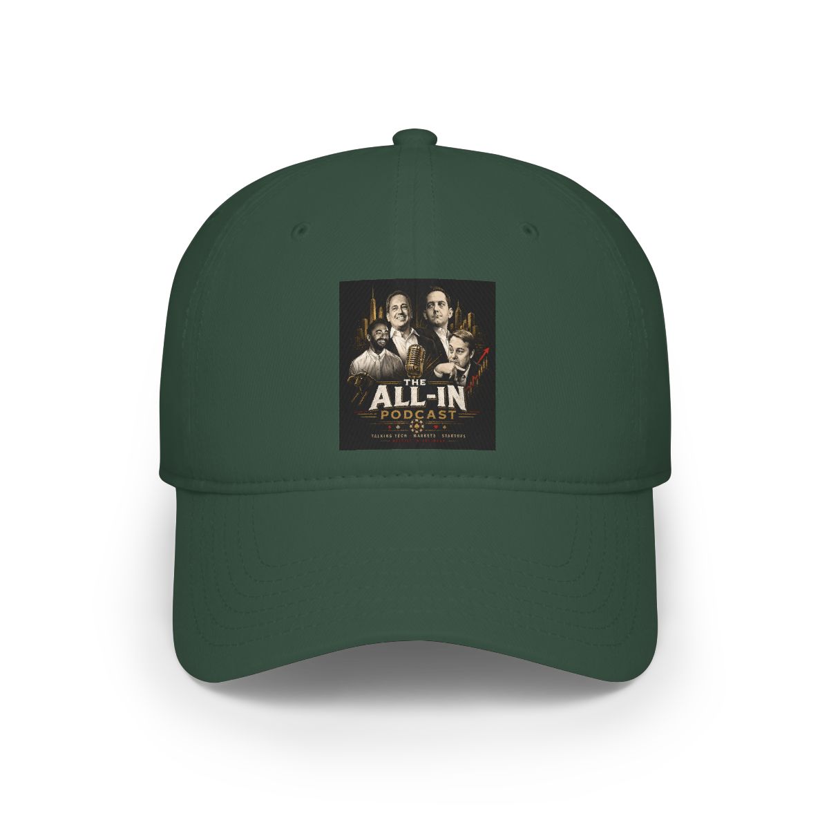 All In Podcast "All In Crew" Hat - alternate angle 4, merchandise